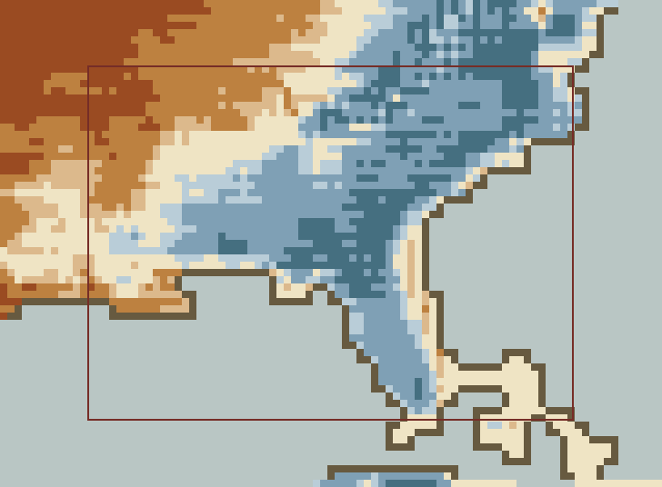 Temperature anomaly, week 1, over the Southeast U.S. · Power & Gas belts