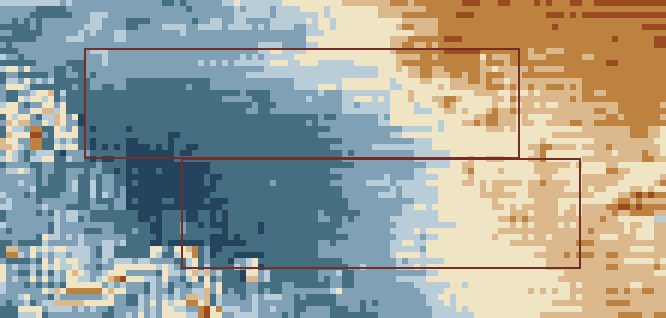 Temperature anomaly, week 2, over the Spring Wheat · Minneapolis HRS belts