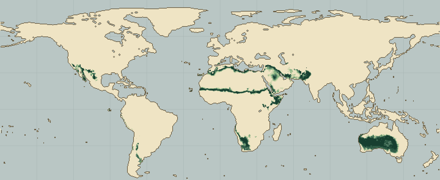Global climatic suitability map for Date