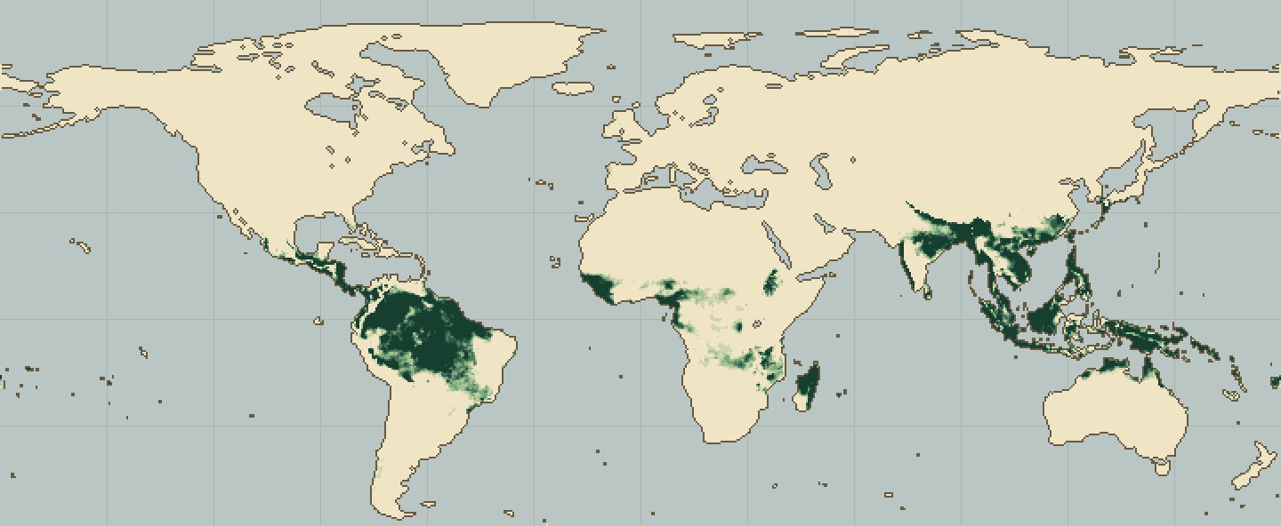 Global climatic suitability map for Eggplant