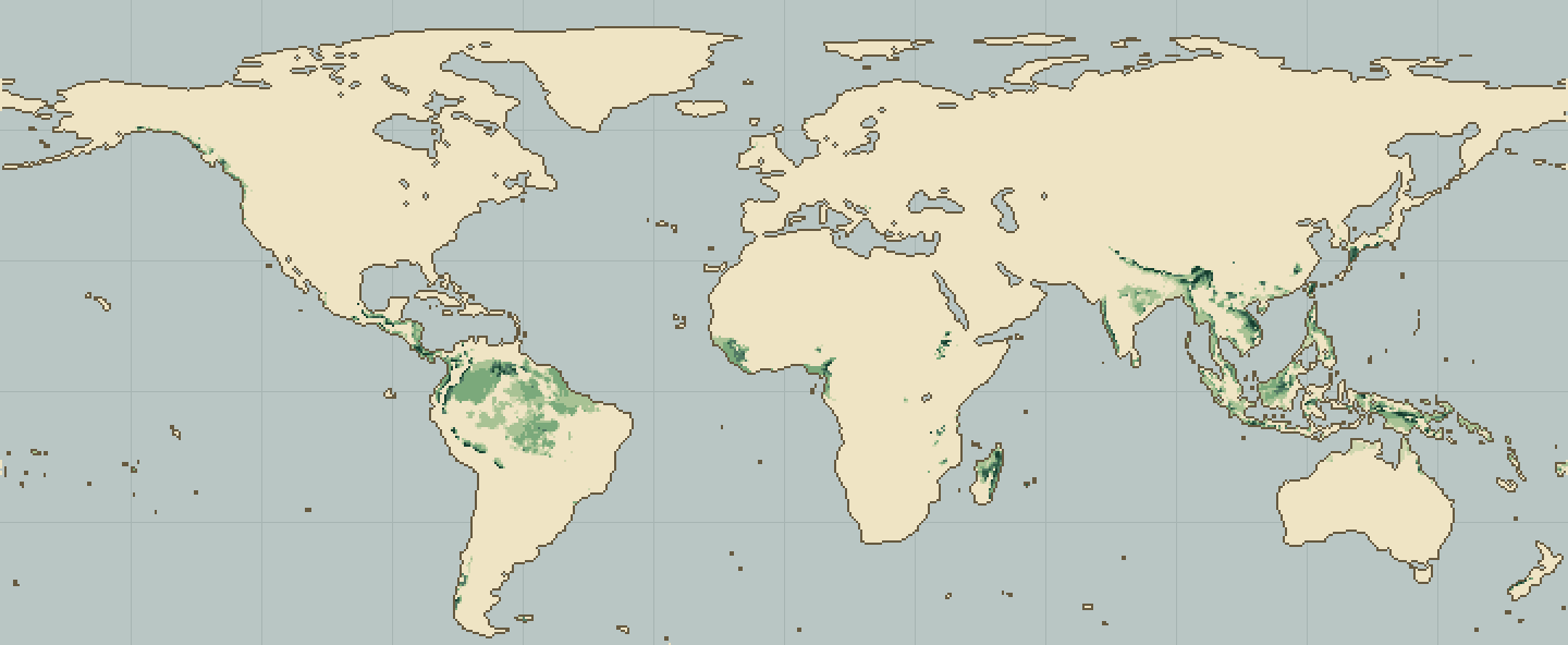 Global climatic suitability map for Lettuce