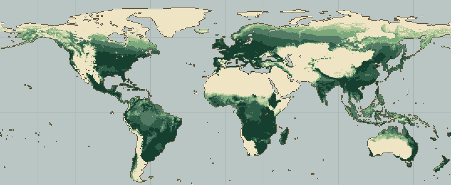 Global climatic suitability map for Onion