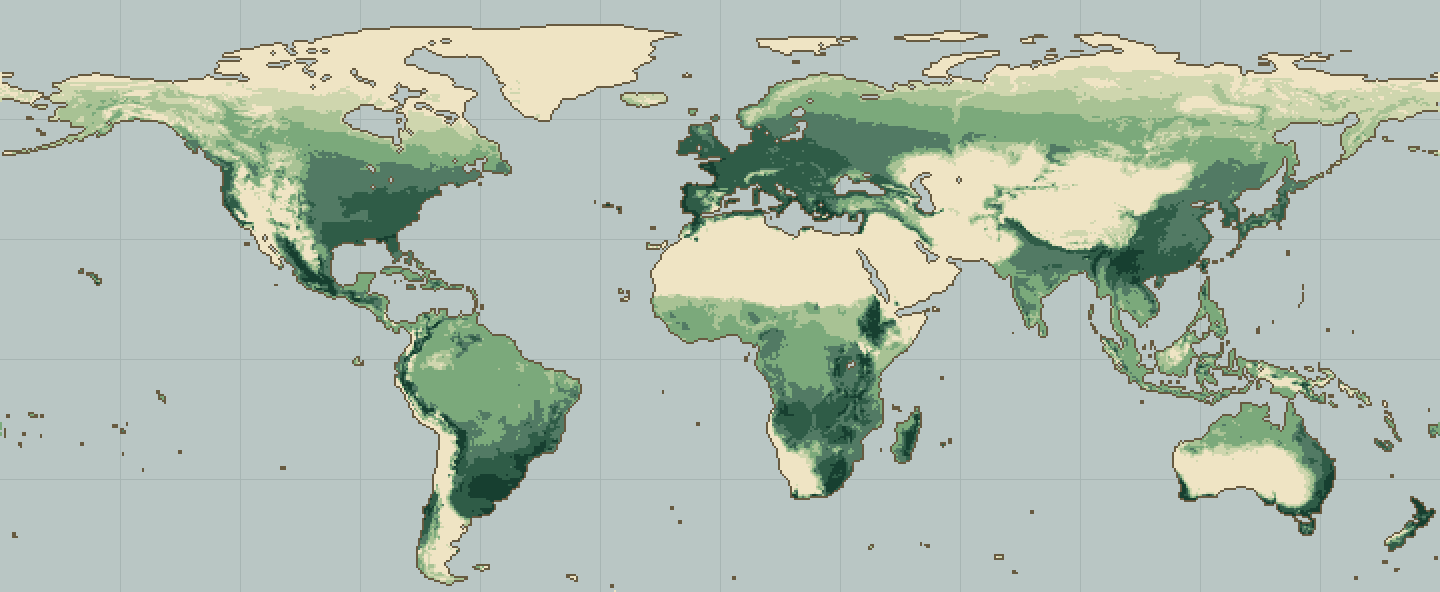 Global climatic suitability map for Quinoa