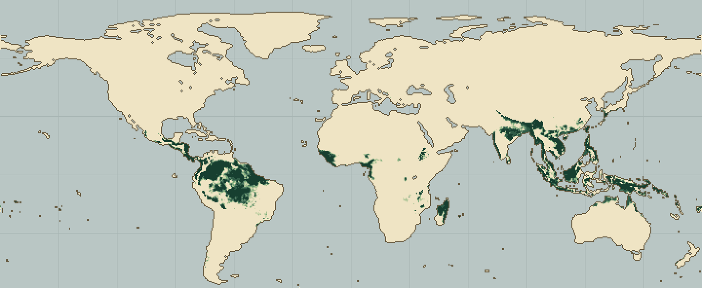 Global climatic suitability map for Radish